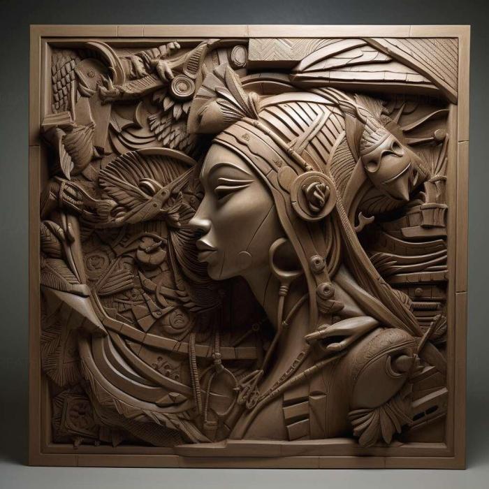 نموذج ثلاثي الأبعاد لآلة CNC 3D Art 